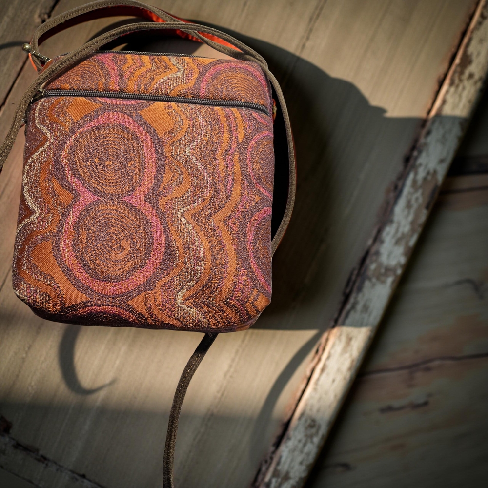 NWOR Maruca Chic Brown, Orange ans Pink Crossbody Bag